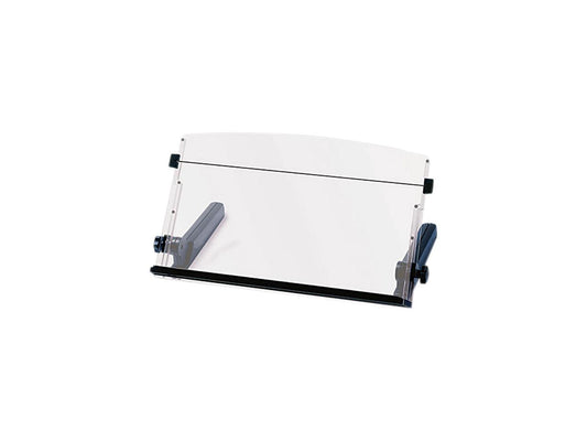 3M DH640 In-Line Freestanding Copyholder, Plastic, 300 Sheet Capacity, Black/Clear