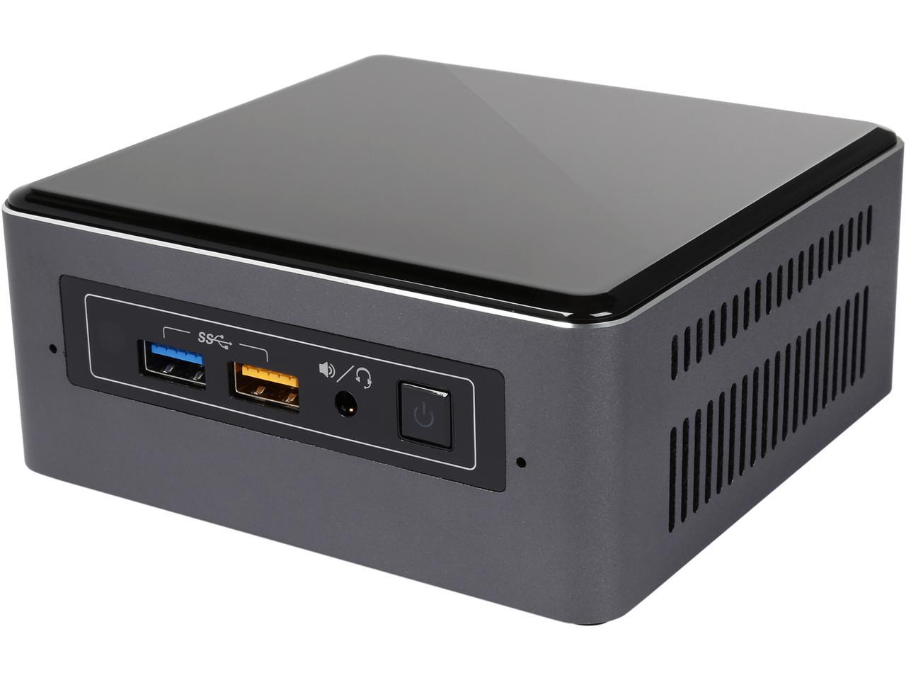 Intel NUC (Next Unit of Computing) BOXNUC7i5BNHX1 Black Mini / Booksize Barebone System with Intel Optane Memory