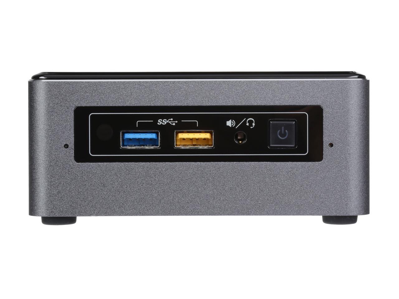 Intel NUC (Next Unit of Computing) BOXNUC7i5BNHX1 Black Mini / Booksize Barebone System with Intel Optane Memory