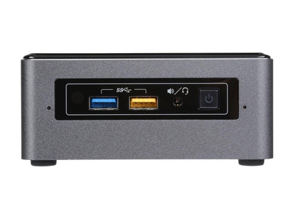 Intel NUC (Next Unit of Computing) BOXNUC7i5BNHX1 Black Mini / Booksize Barebone System with Intel Optane Memory
