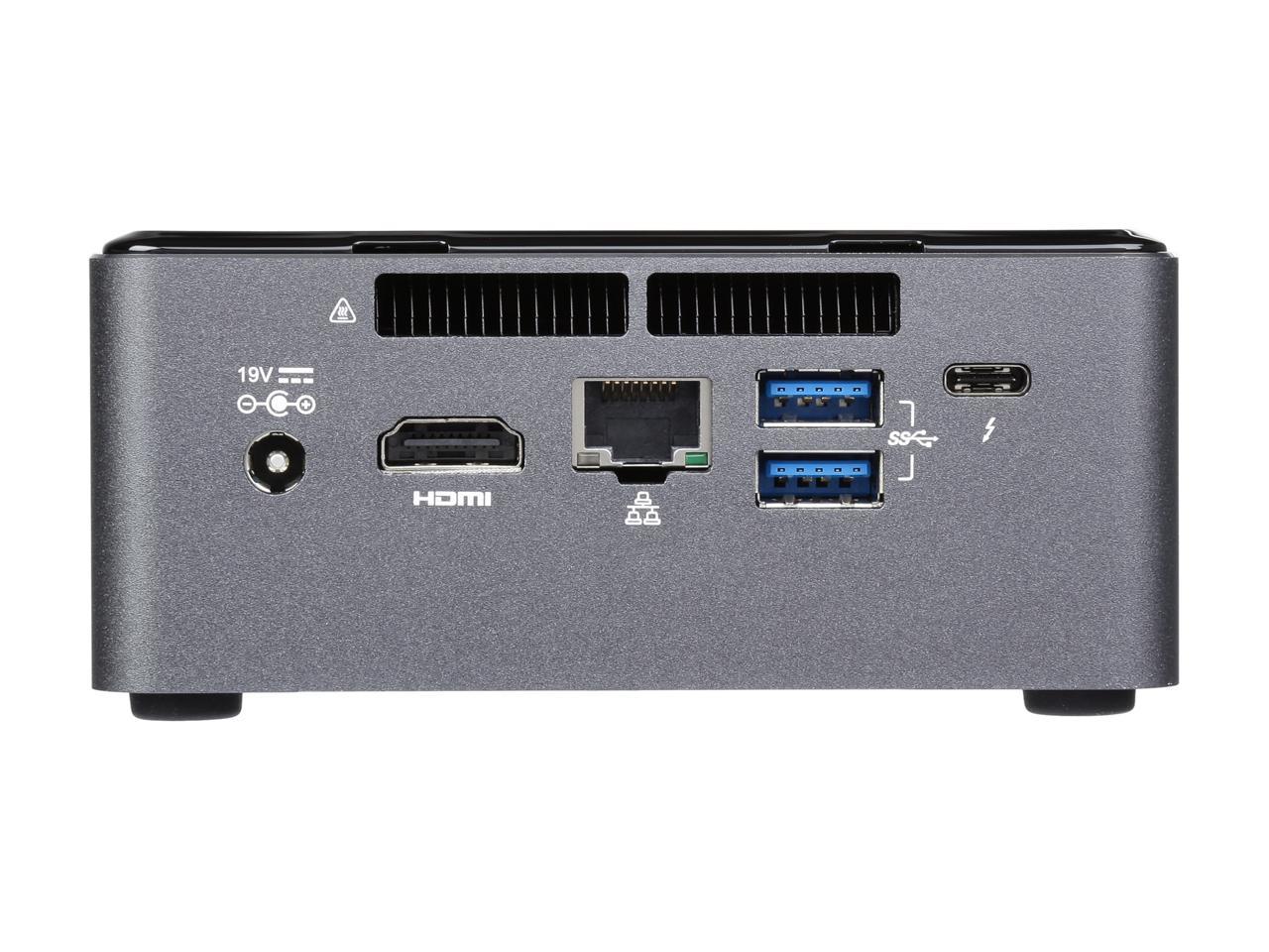 Intel NUC (Next Unit of Computing) BOXNUC7i5BNHX1 Black Mini / Booksize Barebone System with Intel Optane Memory