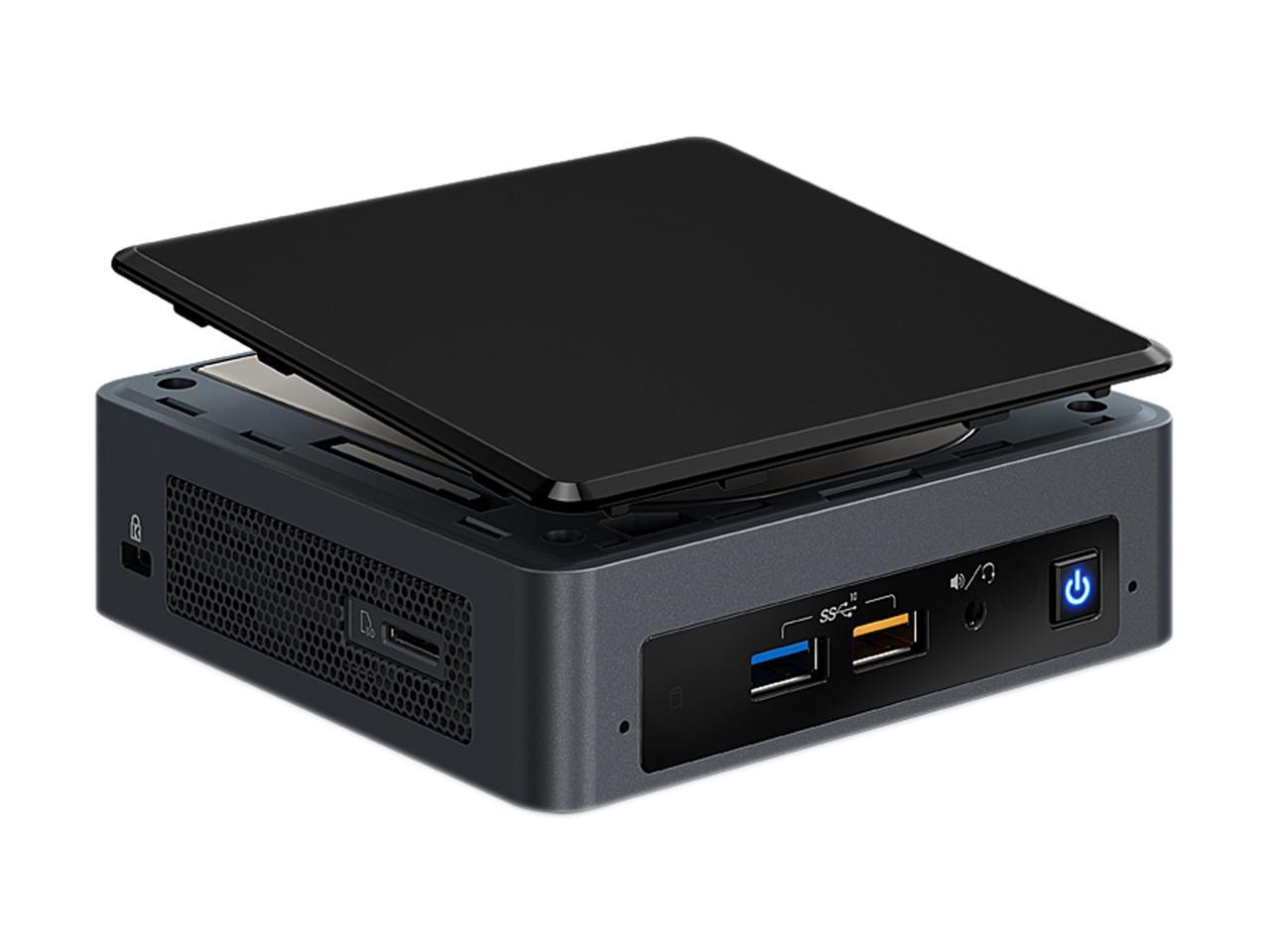 Intel NUC (Next Unit of Computing) BOXNUC8i5BEK1 Intel Quad Core i5 Black Mini / Booksize Barebone System
