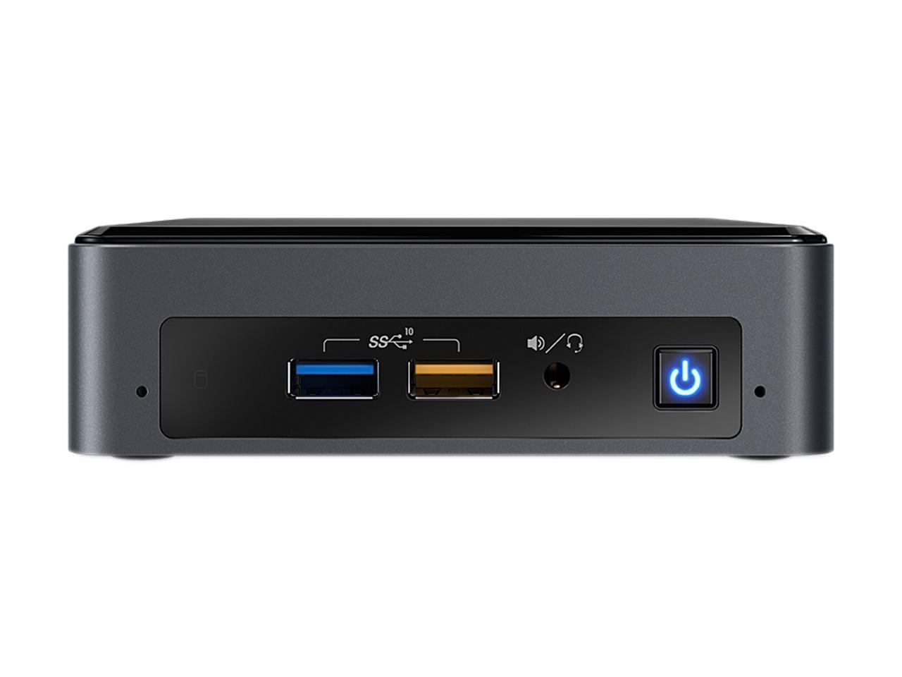 Intel NUC (Next Unit of Computing) BOXNUC8i5BEK1 Intel Quad Core i5 Black Mini / Booksize Barebone System