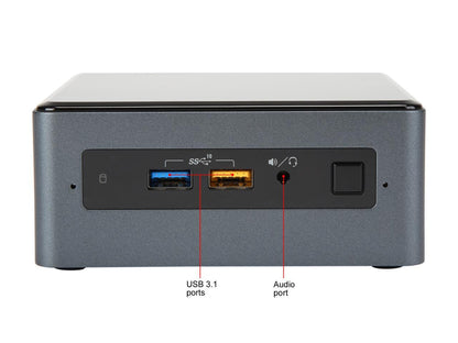 Intel NUC (Next Unit of Computing) BOXNUC8i5BEH1 Black Mini / Booksize Barebone System