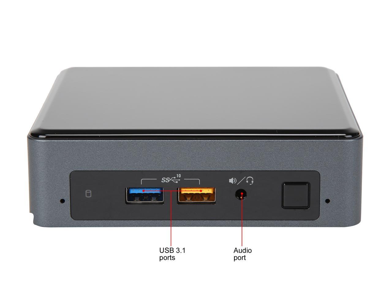 Intel NUC (Next Unit of Computing) BOXNUC8i3BEK1 Black Mini / Booksize Barebone System