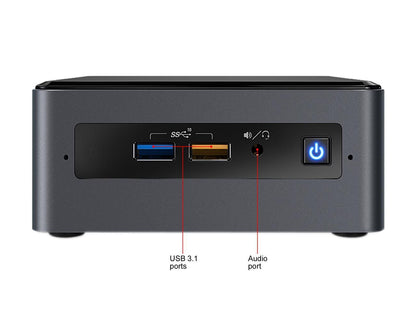 Intel NUC (Next Unit of Computing) BOXNUC8i3BEH1 Mini / Booksize Barebone System