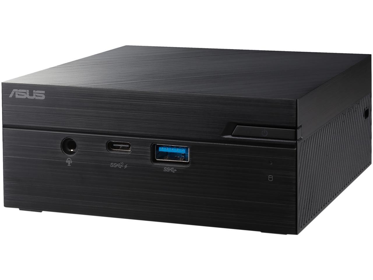 ASUS PN61 Barebones Mini PC with Intel Core i5-8265U and Integrated Intel 4K UHD Graphics (HDMI, DisplayPort over Type-C, DisplayPort, 802.11 ac Wi-fi, Bluetooth 5.0, Gigabit LAN, USB 3.1, VESA Mount) PN61-BB5027MD