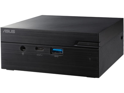 ASUS PN61 Barebones Mini PC with Intel Core i5-8265U and Integrated Intel 4K UHD Graphics (HDMI, DisplayPort over Type-C, DisplayPort, 802.11 ac Wi-fi, Bluetooth 5.0, Gigabit LAN, USB 3.1, VESA Mount) PN61-BB5027MD