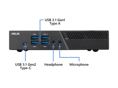 ASUS PB50 Barebones Mini PC with AMD Ryzen 7 3750H Processor and Integrated Radeon Vega 4K UHD Graphics (HDMI, DisplayPort, 802.11 ac Wi-fi, BlueTooth 4.2, Gigabit LAN, USB 3.1, VESA Mount) PB50-BBR009MD