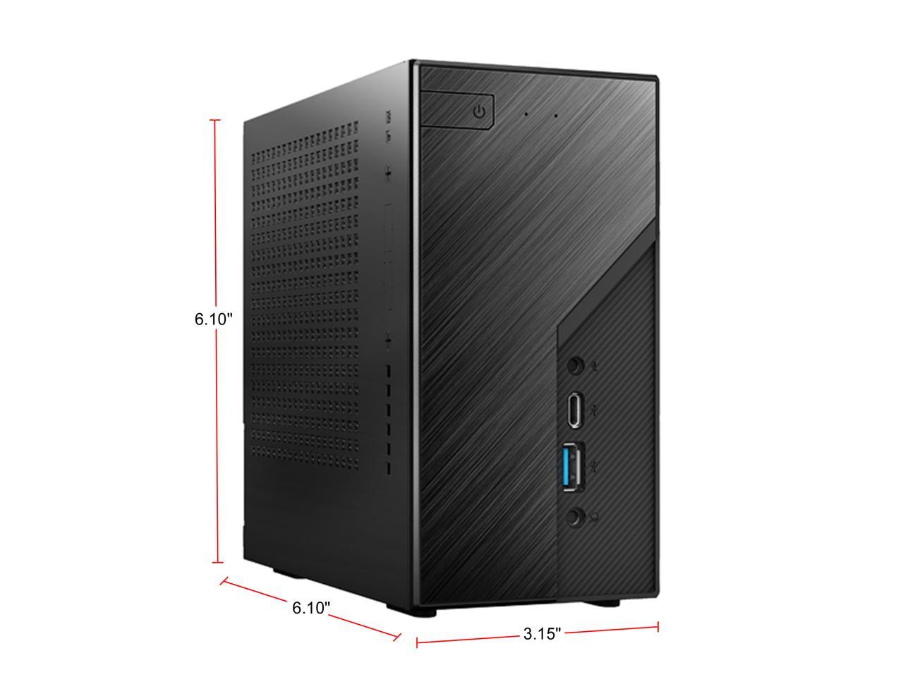 ASRock DESKMINI X300W Supports AMD AM4 Socket CPUs (Renoir, Picasso, Raven Ridge, up to 65W) AMD X300 Mini / Booksize Barebone System