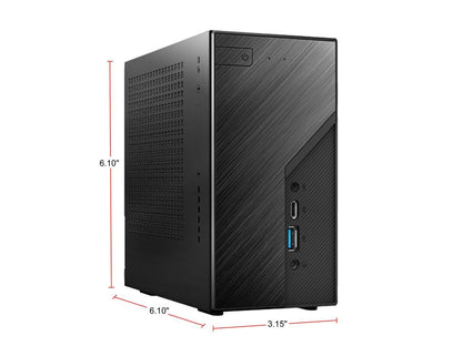 ASRock DESKMINI X300W Supports AMD AM4 Socket CPUs (Renoir, Picasso, Raven Ridge, up to 65W) AMD X300 Mini / Booksize Barebone System