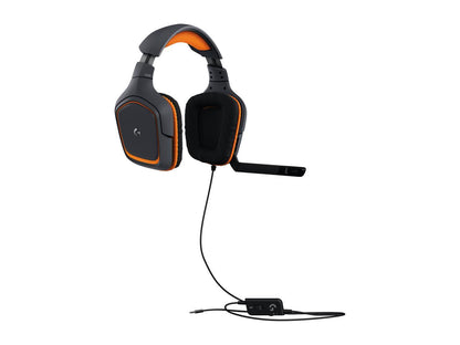 Logitech G231 981-000625 3.5mm Connector Circumaural G231 Prodigy Gaming Headset
