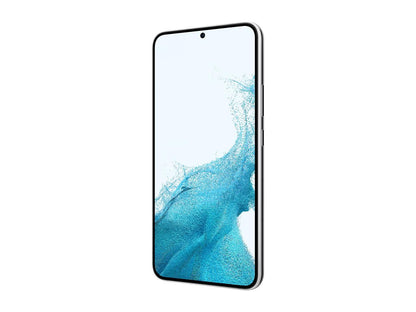 Samsung Galaxy S22+ SM-S906UZWAXAA 5G Unlocked Cell Phone 6.6" Full Rectangle / 6.4" Rounded Corners Phantom White 128GB 8GB RAM
