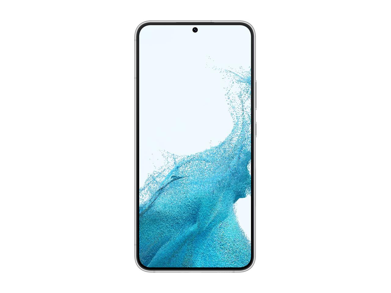 Samsung Galaxy S22+ SM-S906UZWAXAA 5G Unlocked Cell Phone 6.6" Full Rectangle / 6.4" Rounded Corners Phantom White 128GB 8GB RAM