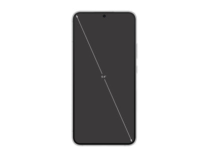 Samsung Galaxy S22+ SM-S906UZWAXAA 5G Unlocked Cell Phone 6.6" Full Rectangle / 6.4" Rounded Corners Phantom White 128GB 8GB RAM
