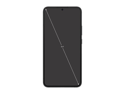 Samsung Galaxy S22+ SM-S906UZKAXAA 5G Unlocked Cell Phone 6.6" Full Rectangle / 6.4" Rounded Corners Phantom Black 128GB 8GB RAM