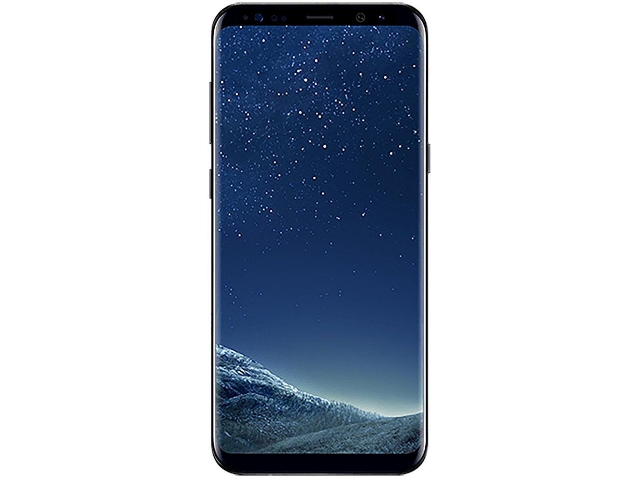 Samsung Galaxy S8+ G955U 4G LTE Unlocked GSM U.S. Version Phone - w/ 12 MP Camera 6.2" Midnight Black 64GB 4GB RAM - Grade B