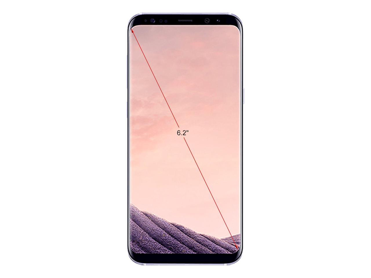 Samsung Galaxy S8+ G955U 4G LTE Unlocked GSM U.S. Version Phone - w/ 12 MP Camera 6.2" Orchid Gray 64GB 4GB RAM