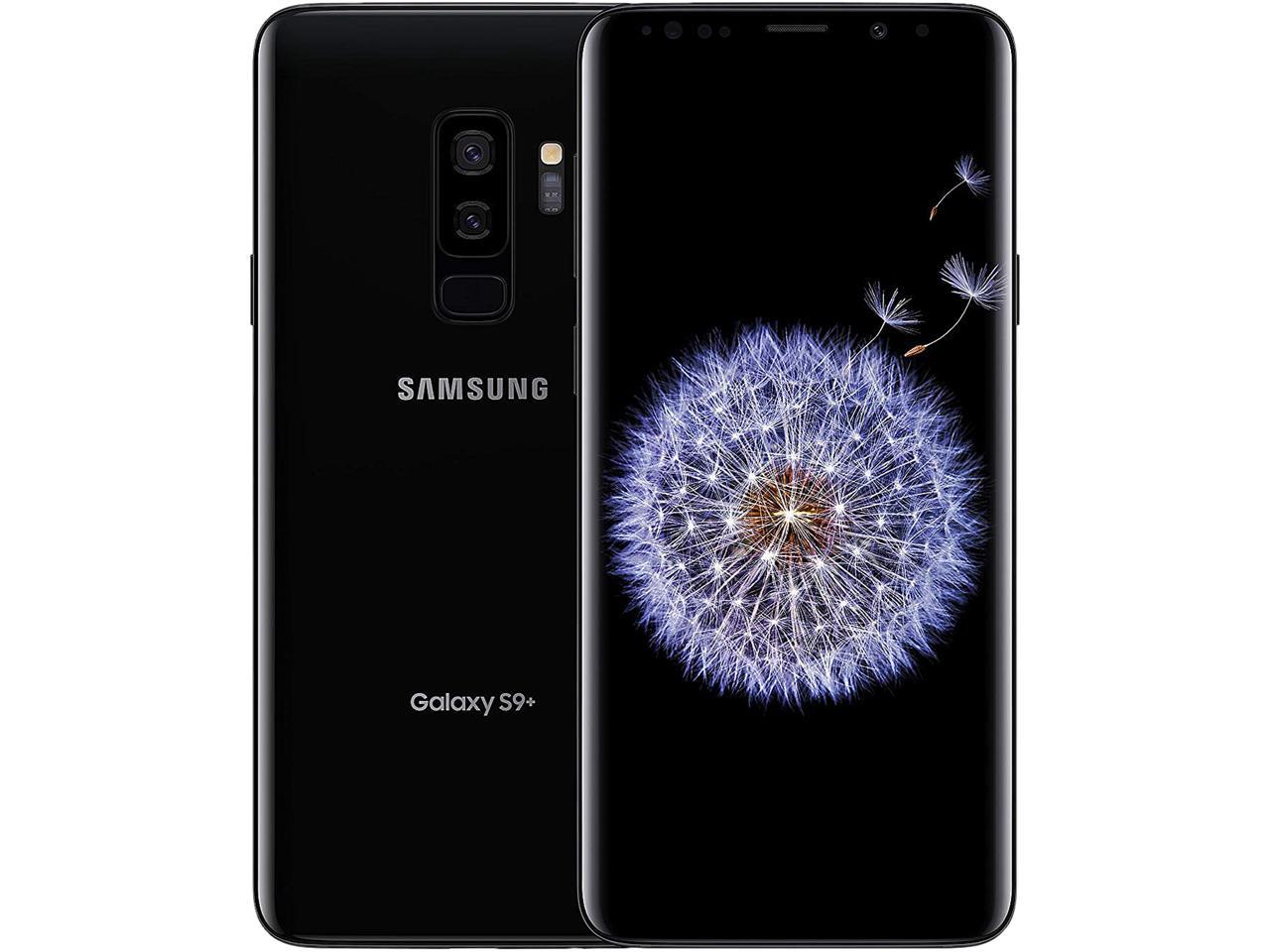 Samsung Galaxy S9+ G965U 4G LTE Unlocked GSM Phone w/ Dual 12 MP Camera - (Used) 6.2" Midnight Black 64GB 6GB RAM