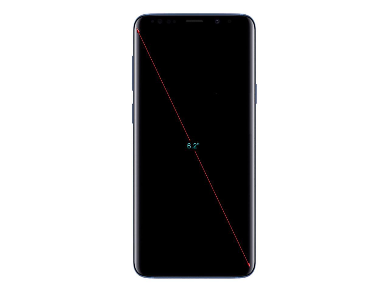 Samsung Galaxy S9+ G965U 4G LTE Unlocked GSM Phone w/ Dual 12 MP Camera - (Used) 6.2" Coral Blue 64GB 6GB RAM