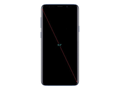Samsung Galaxy S9+ G965U 4G LTE Unlocked GSM Phone w/ Dual 12 MP Camera - (Used) 6.2" Coral Blue 64GB 6GB RAM