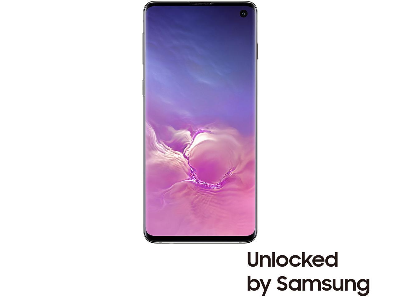 Samsung Galaxy S10 4G LTE Factory Unlocked Cell Phone 6.1" Infinity Display Prism Black 128GB 8GB RAM