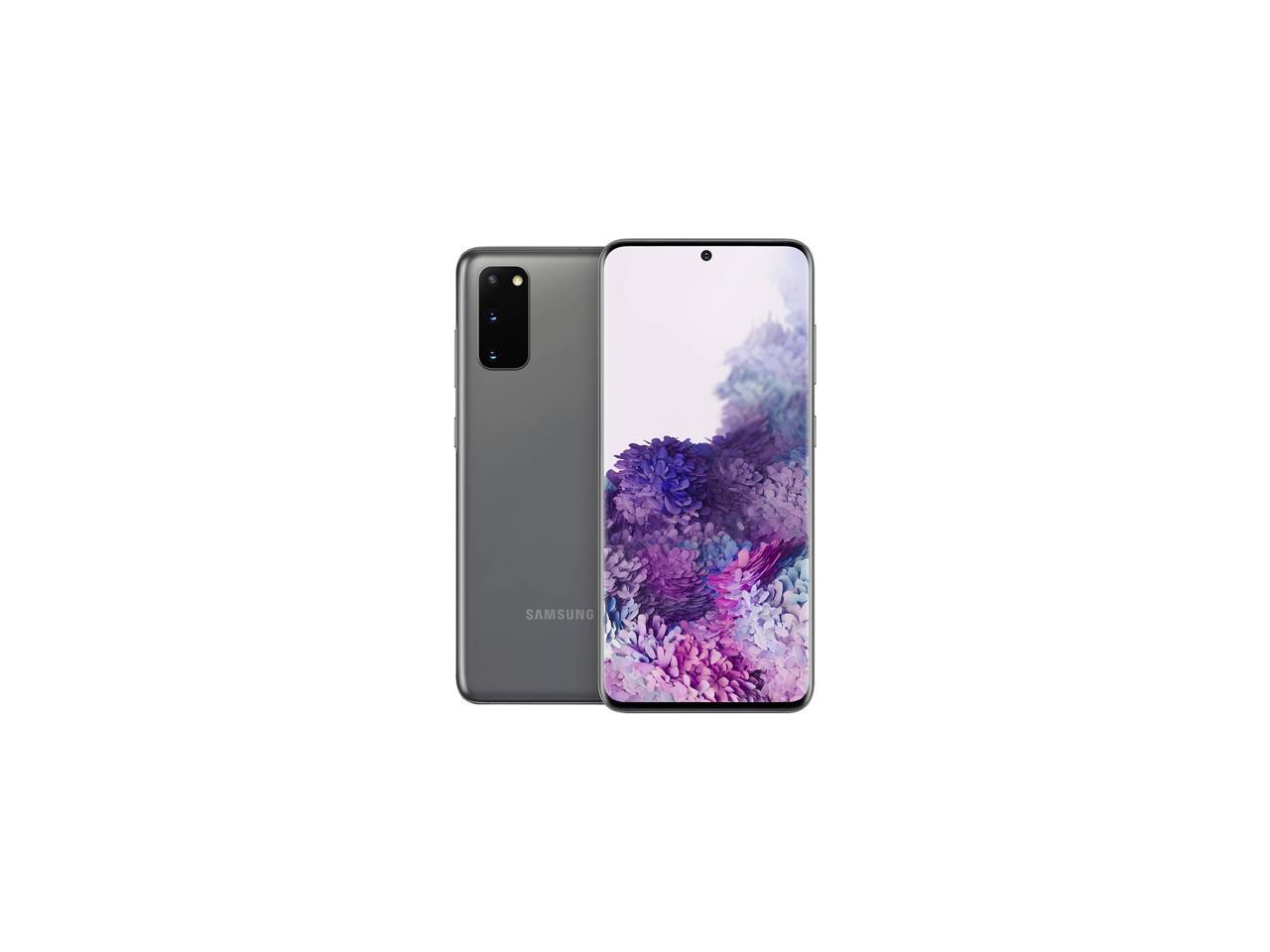 Samsung Galaxy S20 5G SM-G981UZAAXAA 5G Unlocked Cell Phone 6.2" Cosmic Gray 128GB 12GB RAM