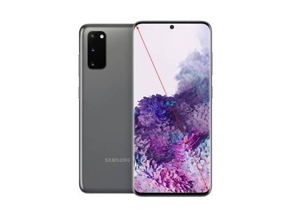 Samsung Galaxy S20 5G SM-G981UZAAXAA 5G Unlocked Cell Phone 6.2" Cosmic Gray 128GB 12GB RAM