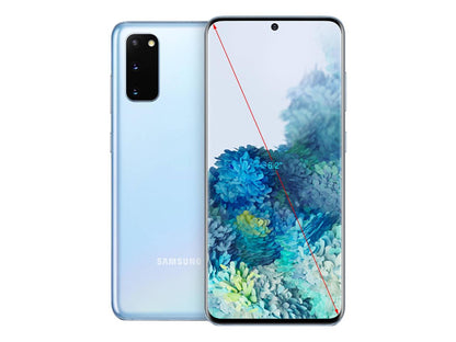 Samsung Galaxy S20 5G SM-G981ULBAXAA 5G Unlocked Cell Phone 6.2" Cloud Blue 128GB 12GB RAM