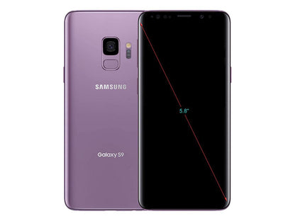 Samsung Galaxy S9 G960F 4G LTE Unlocked GSM Phone w/ 12 MP Camera 5.8" Lilac Purple 64GB 4GB RAM