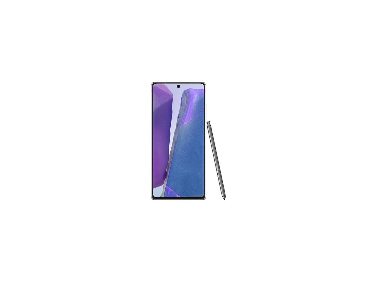 Samsung Galaxy Note 20 5G Factory Unlocked Android Cell Phone | US Version | 128GB of Storage | Mobile Gaming Smartphone | Long-Lasting Battery | Mystic Gray