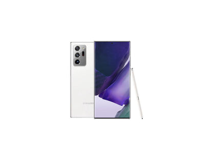 Samsung Galaxy Note 20 Ultra 5G Factory Unlocked Android Cell Phone | US Version | 128GB of Storage | Mobile Gaming Smartphone | Long-Lasting Battery | Mystic White