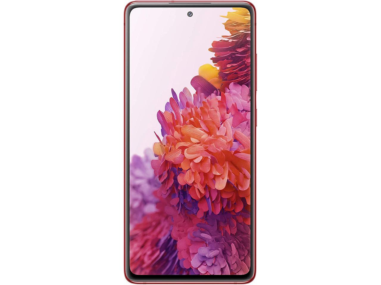 Samsung Galaxy S20 FE 5G | Factory Unlocked Android Cell Phone | 128 GB | US Version Smartphone | Pro-Grade Camera, 30X Space Zoom, Night Mode | Cloud Red