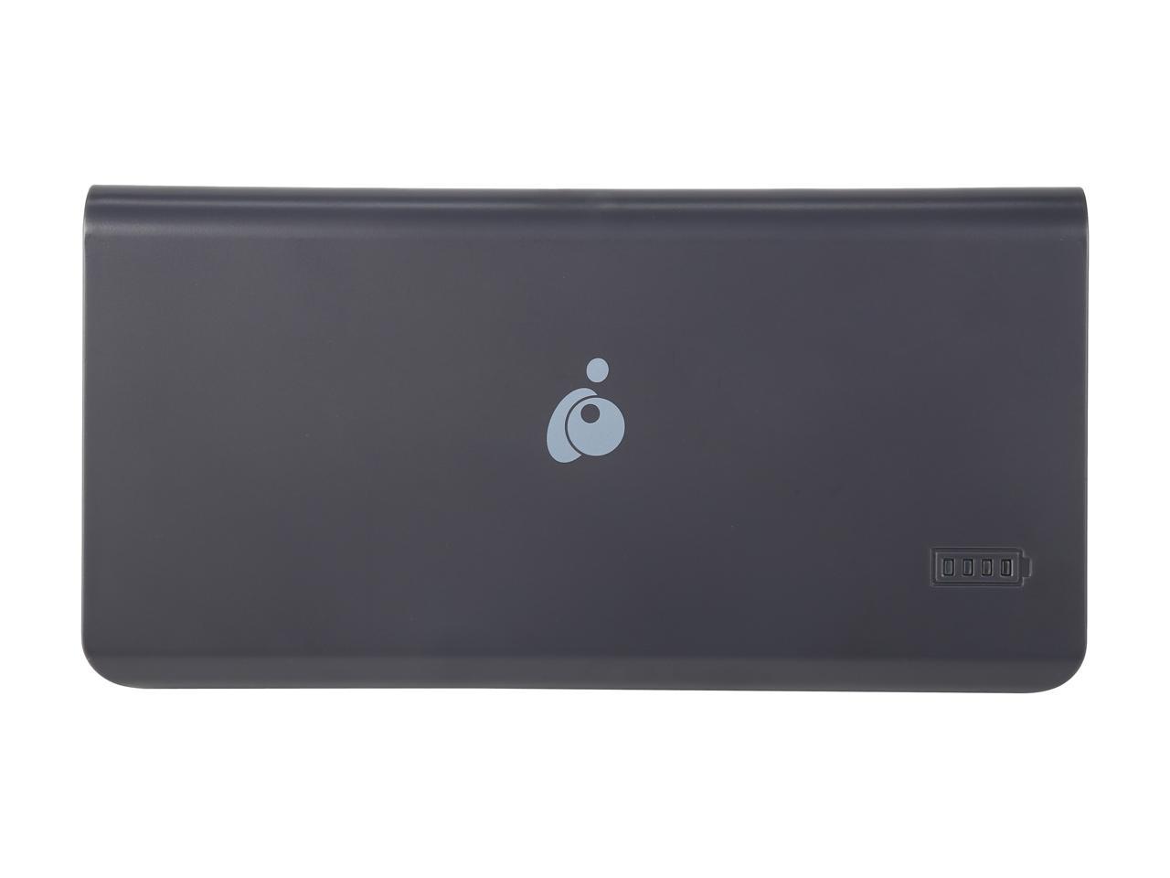 IOGEAR GearPower Black 16000 mAh Power Bank for Mobile Devices GMP16K