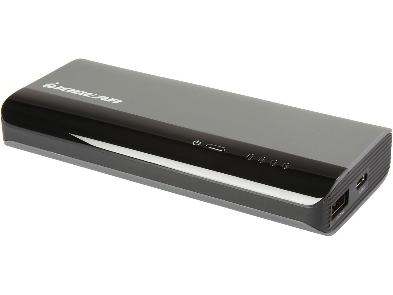 IOGEAR GearPower 10,000 mAh USB-C Portable Charger / Power Bank with Ultra Fast Smart Charging - GMPC10K