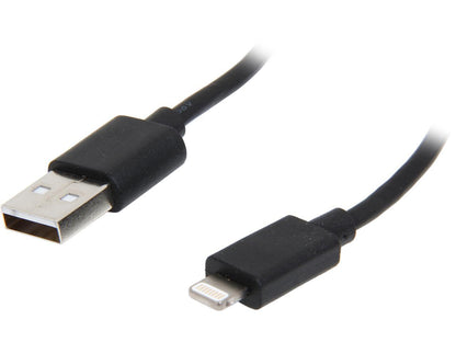 Tripp Lite M100-006-BK Black Lightning to USB iPhone iPod iPad Apple mfi Certified 6.5ft (2m)