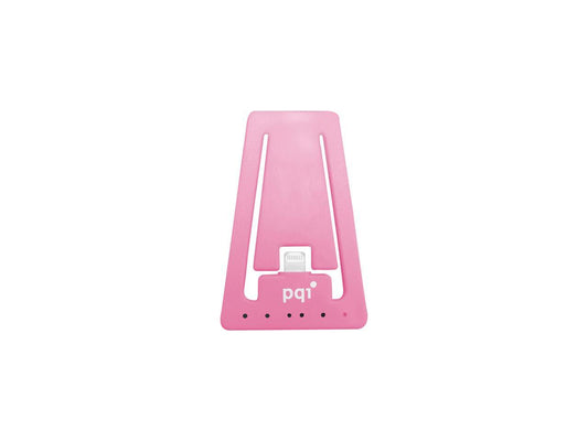 PQI 6PCJ-008R0004A Pink i-Cable Stand Apple Certified MFI iPhone Stand with Lightning Connector