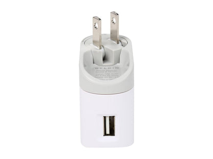 BELKIN F8J032tt04-WHT White Swivel Charger + Lightning ChargeSync Cable (10 Watt/2.1 Amp)