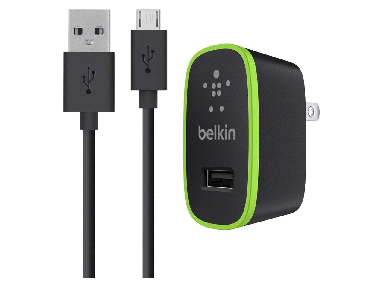 BELKIN F8M667tt04-BLK Black Home Charge Sync Cable
