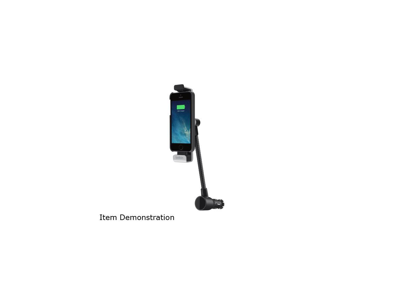 BELKIN F8J132BTBLK Car Navigation & Charge Mount with Lightning Connector for iPhone 5, 5s & 5c