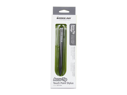 IOGEAR Black Accu-Tip Stylus for Tablets and Smartphones GSTY200