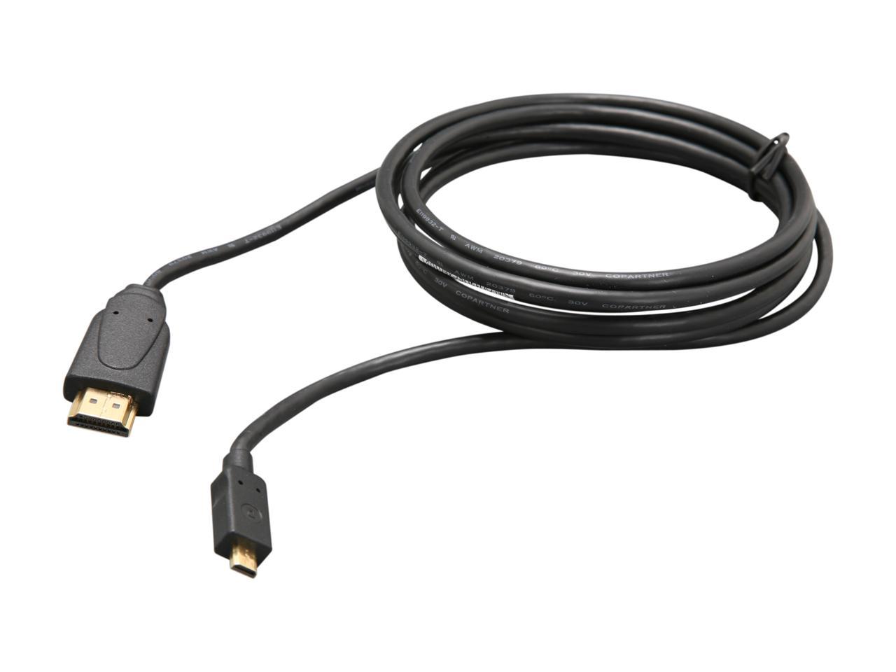 IOGEAR Black 6.5 Feet Hi-Speed HDMI® Cable with Ethernet (GHDC3402)