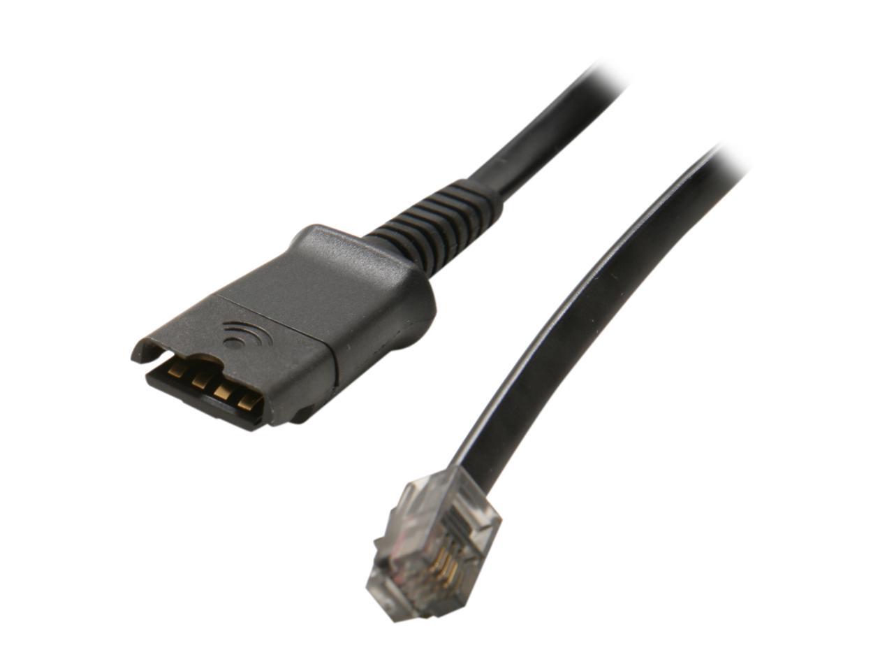 Plantronics 27190-01 Coil Cable (QD to Modular Phone Jack)