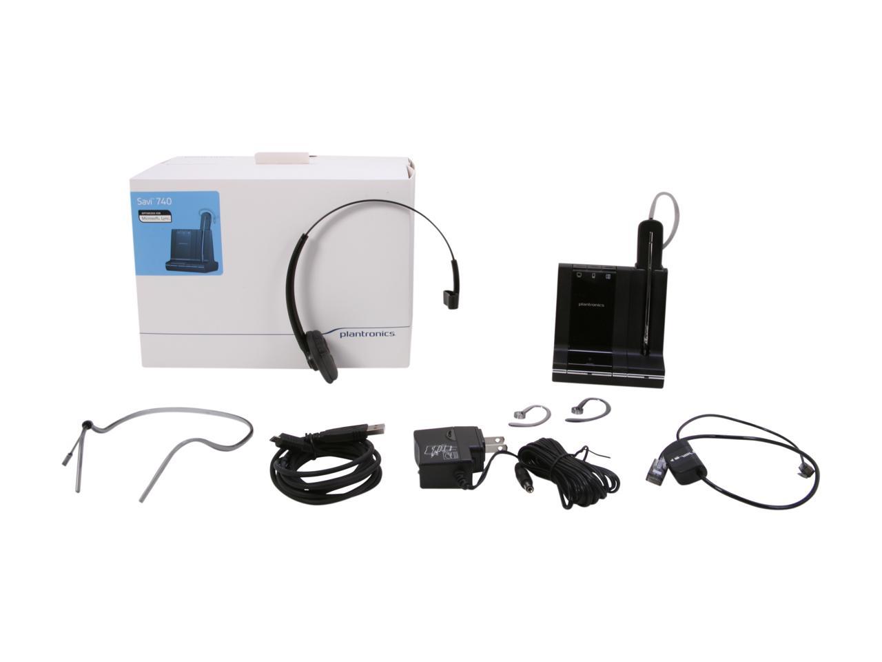 Plantronics Savi W740-M Multi Device Wireless Headset System (84001-01)