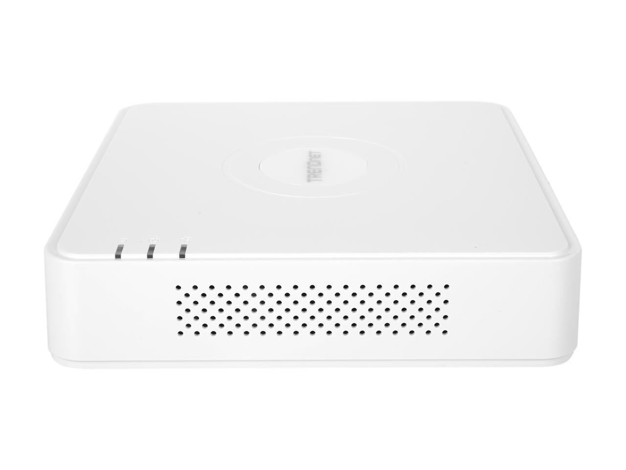 Trendnet TV-NVR104D2 4 PoE channels One 3.5" SATA I / II HDD or SSD up to 6 TB storage 4-Channel HD PoE+ NVR with 2 TB HDD