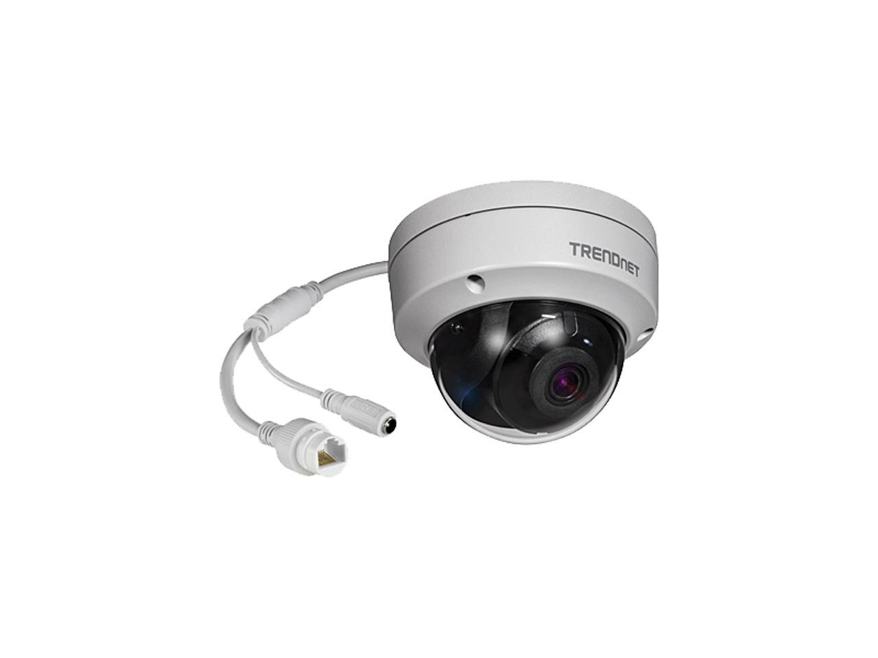 TRENDnet Indoor/Outdoor 2MP H.265 WDR PoE IR Dome Network Camera, IR Night Vision Up to 30m (98 ft), 1080p, IP67 Rated, Motion Detection Recording, 120dB Wide Dynamic Range, TV-IP327PI