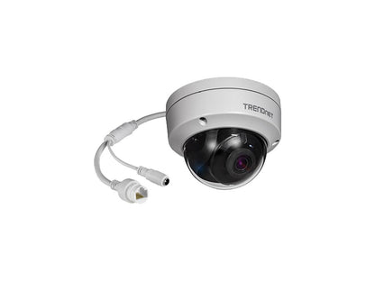TRENDnet Indoor/Outdoor 2MP H.265 WDR PoE IR Dome Network Camera, IR Night Vision Up to 30m (98 ft), 1080p, IP67 Rated, Motion Detection Recording, 120dB Wide Dynamic Range, TV-IP327PI