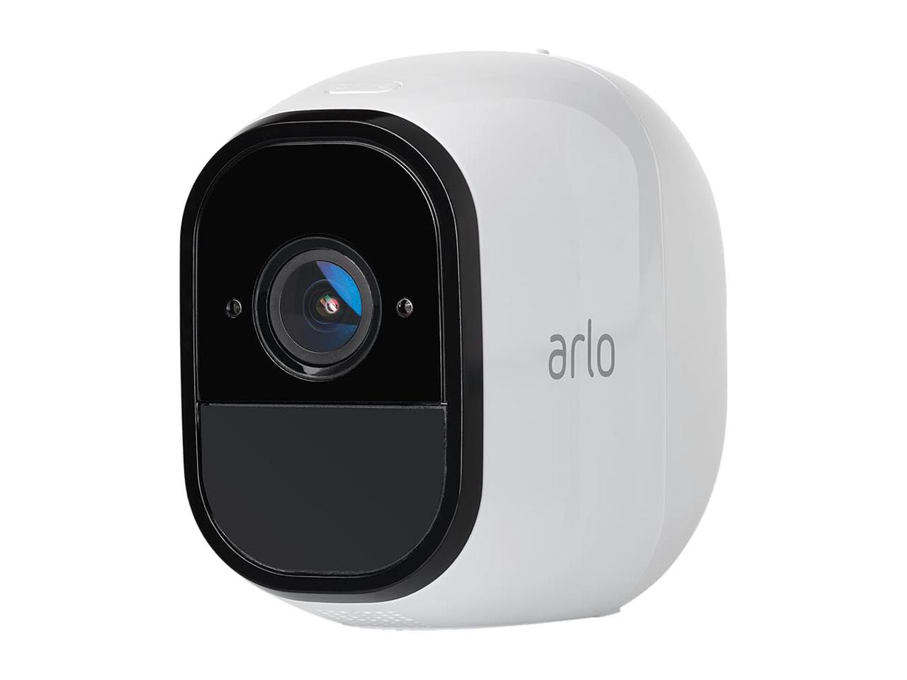Arlo Pro Security System - 2 x Rechargeable Battery Powered Wire-Free HD Night Vision Indoor / Outdoor Security Camera with Audio and Siren - VMS4230-100NAS