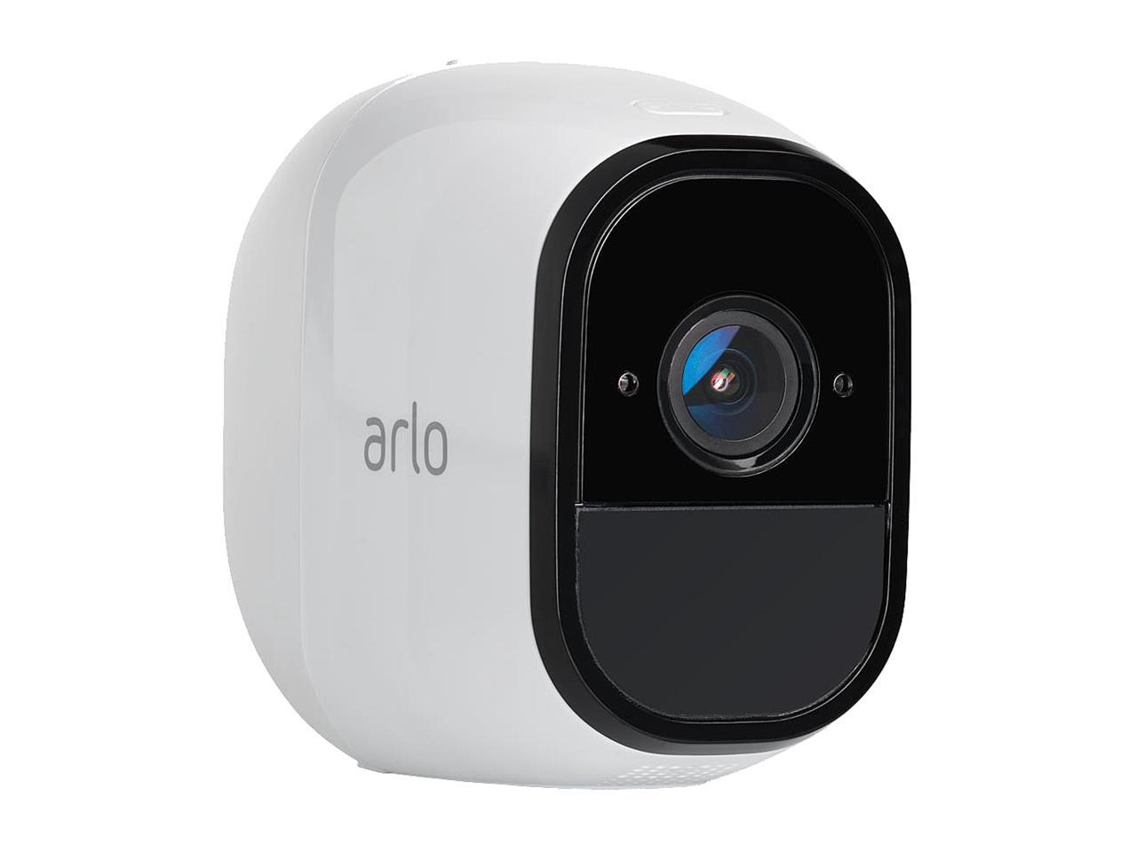Arlo Pro Security System - 2 x Rechargeable Battery Powered Wire-Free HD Night Vision Indoor / Outdoor Security Camera with Audio and Siren - VMS4230-100NAS