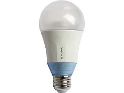 TP-LINK LB120 Smart Wi-Fi LED Bulb (A19 Bulb, E26 Fitting, 800 lm 60W, 2700K - 6500K) with Dimmable Light, Compatible with Google Home and Amazon Echo Alexa